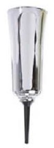 SILVER Metallic Plastic Cemetery Vase - £12.47 GBP