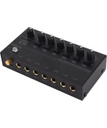 Compact, Metal, Low-Noise, Six-Channel Stereo Line Mixer With, And Bars. - £30.35 GBP