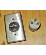 15 AMP 250 VAC STRAIGHT BLADE PLUG &amp; RECEPTACLE (NEMA 6-15P) - $29.99
