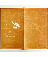 Map Richmond VA McClellan Civil War Reproduction 11 x 10&quot; Military Histo... - $380.59 MXN