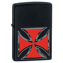 Zippo Lighter - Iron Cross Black Matte -  ZCI003776 - $30.86