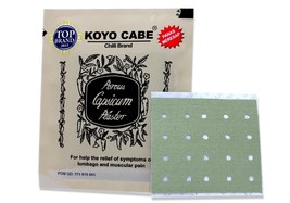 Koyo Cabe Muscular Back Pain Relief Patch Plaster Deep Heat Mediwrap Odo... - $21.14