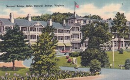 Natural Bridge Hotel Street Drive Entrance Sign Virginia VA Postcard D58 - £3.97 GBP