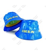 (Lot of 2) IKEA Bucket Hat KNORVA Frakta Lining &amp; Vent Holes Rain Hat Su... - £18.63 GBP