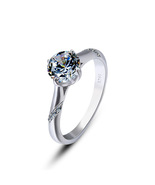 Women&#39;s 925 Silver 1 Carat Moissanite Engagement Wedding Ring - £3.96 GBP+