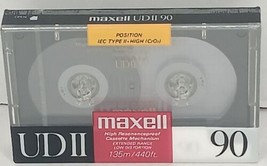 Maxell UDS-II 90 Blank Audio Cassette Tape (Sealed) Low Distortion High ... - $11.57