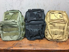 Rootless Tactical MOLLE Sling Daypack - Small Messenger Bag - Colors available - $19.40