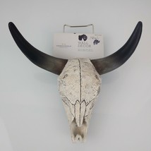 Threshold Steer Cow Bull Faux Skull Wall Hanging Decor Boho Western NEW - £35.47 GBP