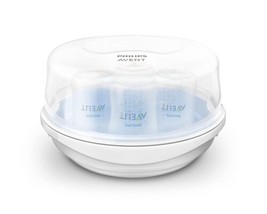 Philips AVENT Microwave Steam Sterilizer for Baby Bottles, Pacifiers, Cups and - £17.40 GBP