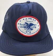 1986 Defense Of Firearm Freedom Blue Snapback Cap - $9.99