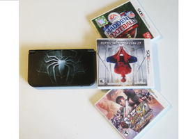 Nintendo New 3DS XL Black w Resident Evil 3d &amp; More !! - $354.99