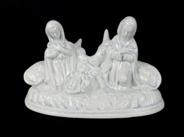 Nativity Scene, Jesus, Mary, Joseph, Donkey, Ox, Single Pc. Nativity Ceramic - £7.65 GBP