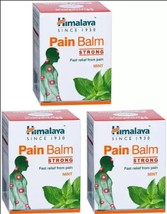 3 X Himalaya Pain Balm Mint Fast Relief From Headaches, 45 Gms, Free Ship - £20.67 GBP