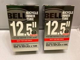 2x Bike Inner Tube 12.5" Bell Standard Valve for Kids Bikes - £11.70 GBP