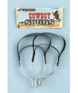 WILD WESTERN COWBOY SPURS HALLOWEEN COSTUME ACCESSORY - £9.34 GBP