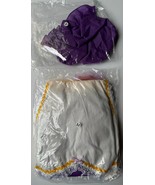 Tea Potts Cosplay Mrs Potts Dress Beauty and The Beast Costume Apron Hat  - $17.64 CAD