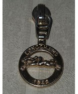Longchamp Le Pliage Replacement Zipper Pull Gold Tone Hardware charm - $254.31 MXN