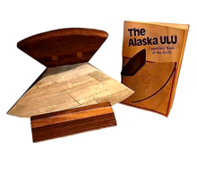 The Alaska ULU Legendary Knife of The Arctic with Stand and Booklet - $17.75