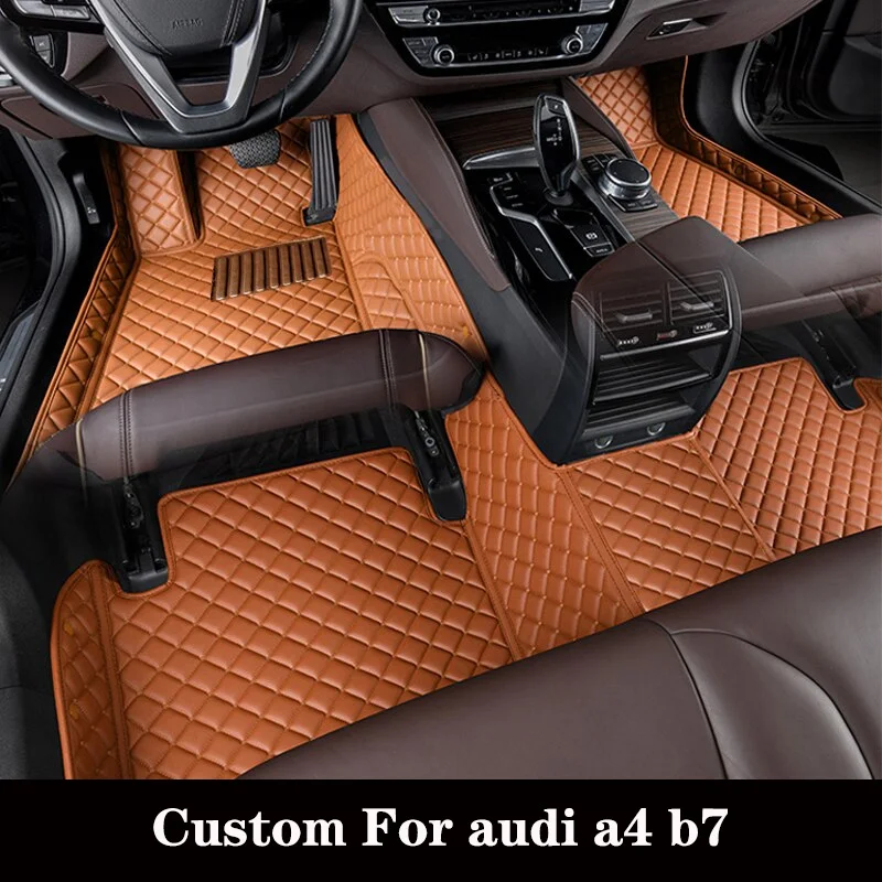Custom Car Floor Mat For Audi A4 B7 2002 2004 2005 2006 2007 2008 Automo... - £26.02 GBP+