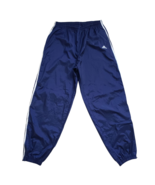 Vintage Adidas Pants Mens XL Black Track Jogger Windbreaker Swishy Ankle... - $658.62 MXN