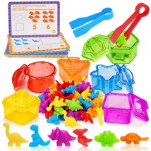 Counting Dinosaurs Toys For Kids Preschool Learning Activities Autism Children M - £30.29 GBP