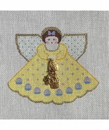Painted Pony Easter Friends Angel w/Charm Handpainted Needlepoint Canvas - $123.84 CAD