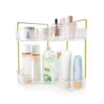 Makeup Organizer Large Capacity 90Corner Countertop Skincare Organizers Cosmetic - $33.99