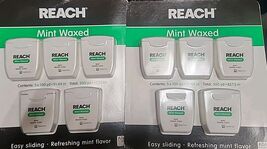 (10) Johnson &amp; Johnson Reach Mint Waxed Dental Floss 100yd 1,000tot Easy... - $18.80