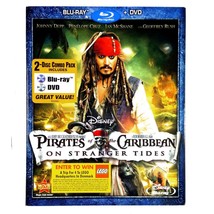 Pirates of Caribbean: On Stranger Tides (Blu-ray,/DVD 2011) Like New w/ Slip ! - £7.41 GBP