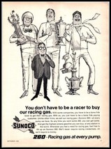 1969 Magazine Print Ad - SUNOCO, Sunoco 260 Racing Gas At Every Pump A7 - $6.64