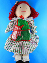 Madeline Doll Sweets  &amp; Treats Cloth rag 19&quot; w apron &amp; oven mit 1995 Eden - £11.60 GBP