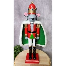 Mouse King Nutcracker Wooden Ballet Rat Sword Cape Holiday Christmas 15&quot;... - $46.99