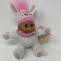 EASTER BUNNY / RABBIT w/HANG TAG (#2) - 7&quot; Soft Russ Troll Doll - £13.06 GBP