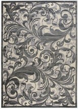 Nourison 11765 Graphic Illusions Area Rug Collection Multi Color 5 ft 3 in. x 7  - £179.94 GBP