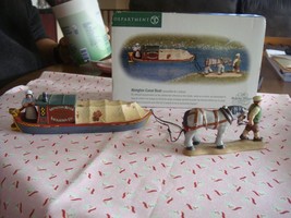 Dept. 56 Dickens Village Abington Canal Boat - $368.52 MXN