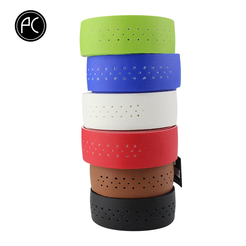 Sporting PCycling Bicycle Handlebar Tape Road Bike PU Leather Perforated Belt Br - £23.84 GBP