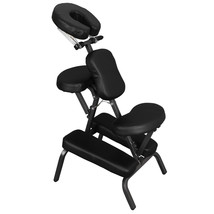 Black Adjustable Fold Pad Massage Table Chair Floor Therapy Spa Salon Fa... - £91.91 GBP