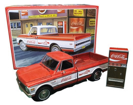 AMT Coca-Cola &#39;72 Chevy Fleetside Pickup With Vending Machine 1:25 Model Kit NIB - $31.88