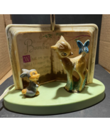 Vintage 1972 Bambi and Thumper Plastic Lamp, Dolly Toy Company - $272.76 MXN