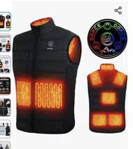 DOACE Heated Vest, Men and Women, Smart Electric Heating, Rechargeable Battery - £46.58 GBP