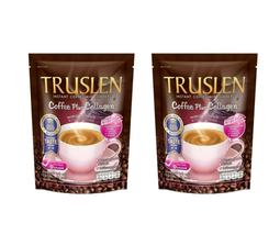 2X Truslen Instant Coffee plus Collagen Coffee Mix Slimming Weight No Sugar - £39.65 GBP