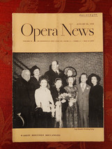 Metropolitan Opera News Magazine January 23 1950 Simon Boccanegra Inge Manski - £11.51 GBP