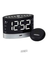 Jensen AM/FM Alarm Clock Radio  with Wireless Pillow Vibrating Technolog... - $786.11 MXN