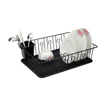 Better Chef 16 Inch Chrome Dish Rack with Black Draining Tray - €43,91 EUR