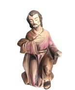 Joseph Nativity Figure Paper Mache 7&quot; Japan Vintage - $19.18 CAD