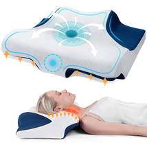Cervical Pillow for Neck and Shoulder Pain Relief, Contour Memory Foam, Ergonomi - £24.80 GBP