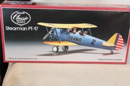 1/48 Scale Lindberg, Stearman PT-17 Airplane Model Kit, #70533 BN Open Box - $40.00