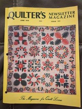 Vintage Quilter&#39;s Newsletter Magazine June 1978 #103 ~Double Wedding Ring - £11.56 GBP
