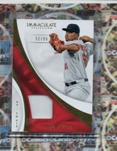 Alex Reyes 2017 Immaculate Rookie Jersey #/99 St. Louis Cardinals Rc Relic - £2.36 GBP