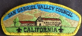 Vintage Scout San Gabriel Council Sew-On/Iron-On Patch – Gently Used – VGC NICE - £4.76 GBP